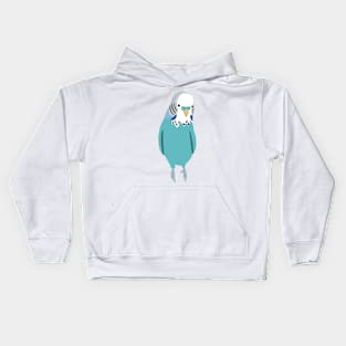 Blue Budgie Kids Hoodie